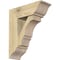 Ekena Millwork Balboa Traditional Rough Sawn Bracket w/ Offset Brace, Douglas Fir, 8"W x 22"D x 26"H BKT0806X22X26BOA01RDF - alternate 1